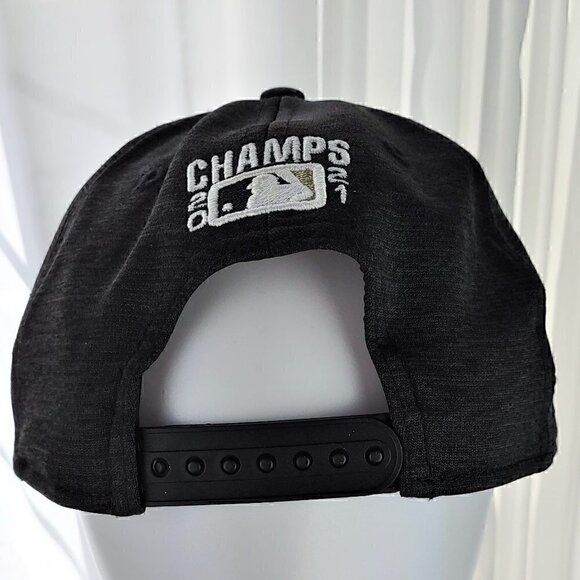 MLB Atlanta Braves 2021 World Series Official Championship Hat Adjustable Black - Picture 3 of 8